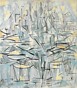 Composition No. XVI by Piet Mondrian